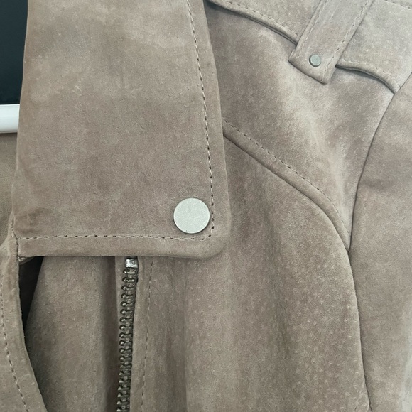Marc New York genuine suede leather moto jacket XL - Picture 5 of 7